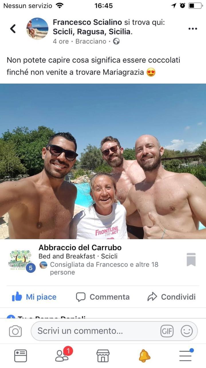 Bed and Breakfast Abbraccio del Carrubo Scicli Exterior foto